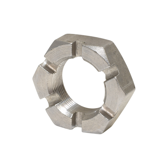 1-inch NF Hex Nut Slotted for Cotter Pin
