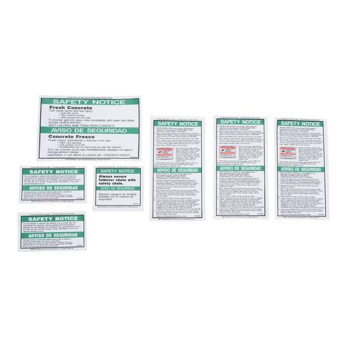 Standard Mixer Decal Kit
