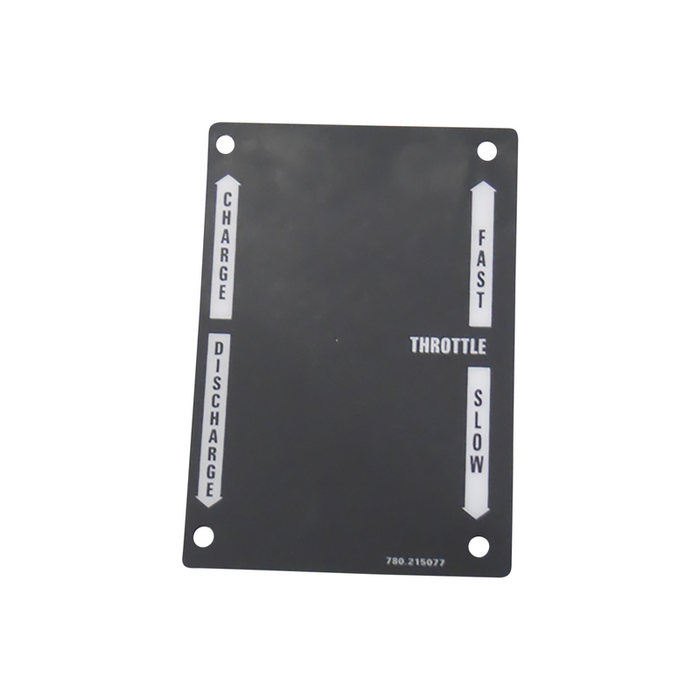 PLACARD,REAR CONT BOX