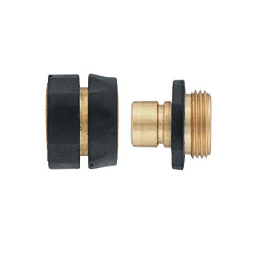 "Brass Quick Connect Set for mixer truck washdown systems."

