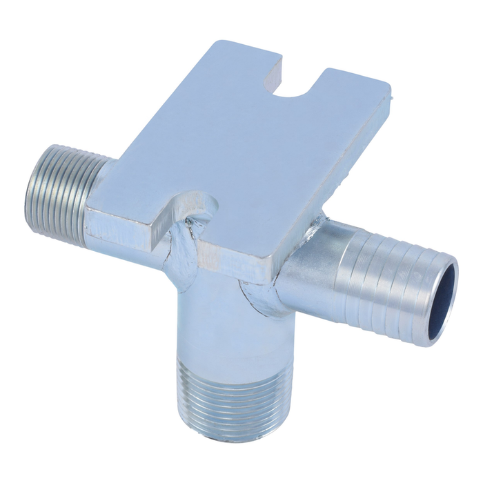 Steel Plated Water Tee 1 x 1 x 3/4-inches