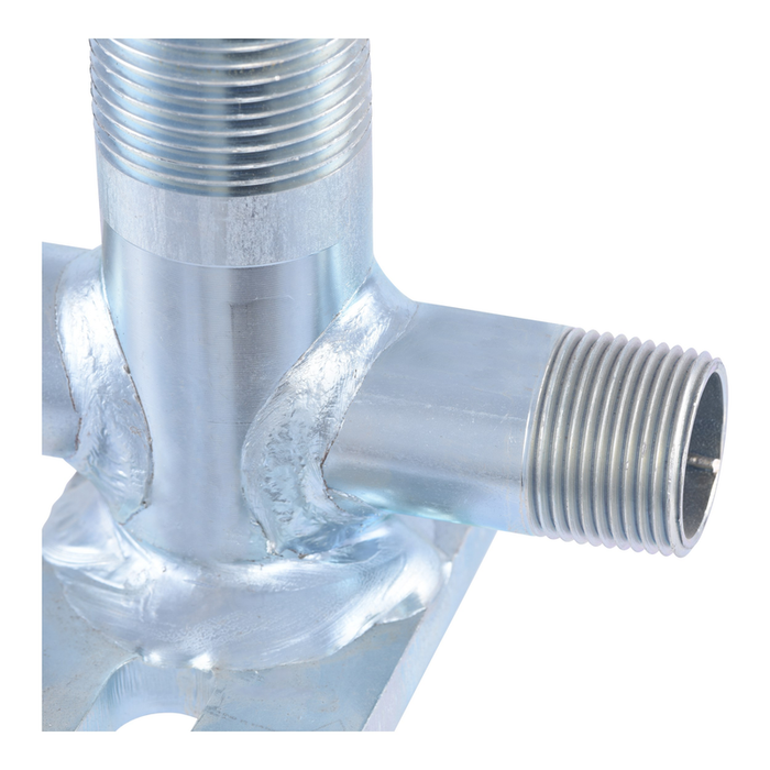 Steel Plated Water Tee 1 x 1 x 3/4-inches