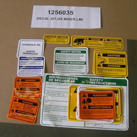DECAL KIT,US MIXER,LMI