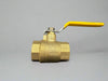 "Brass Ball Valve 1-inch with standard NPT threading, part number 1520087 for McNeilus applications."

