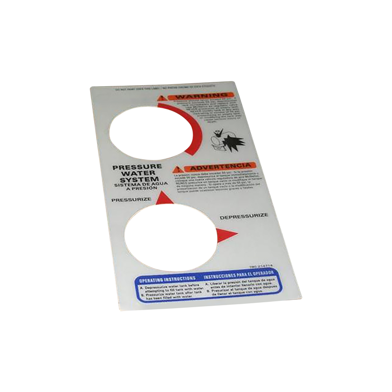 McNeilus 0214714 – Placard, X-MT TK, Vertical