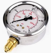 Western Mixer PGB254SLM – 10, 000 PSI LF Gauge
