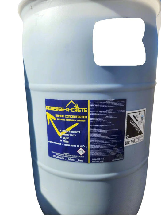 REVERSE-A-CRETE Acid-Based Concrete Remover – 55 Gallon Drum | Ankem | SKU: L-RVC-55 3