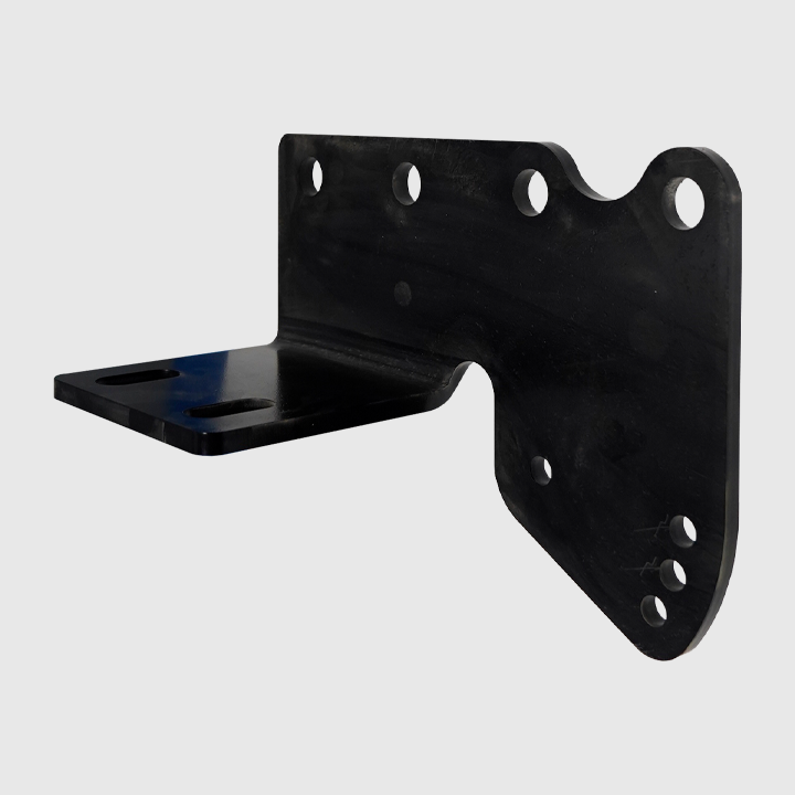 245377 | Con-Tech Manufacturing | BRACKET - REAR RECOVERY PLATE / ADJ, BUMPER MOUNTING, RH, BK