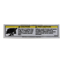 McNeilus 0215072 – Sign, Safe, Caut, Drum Rotation