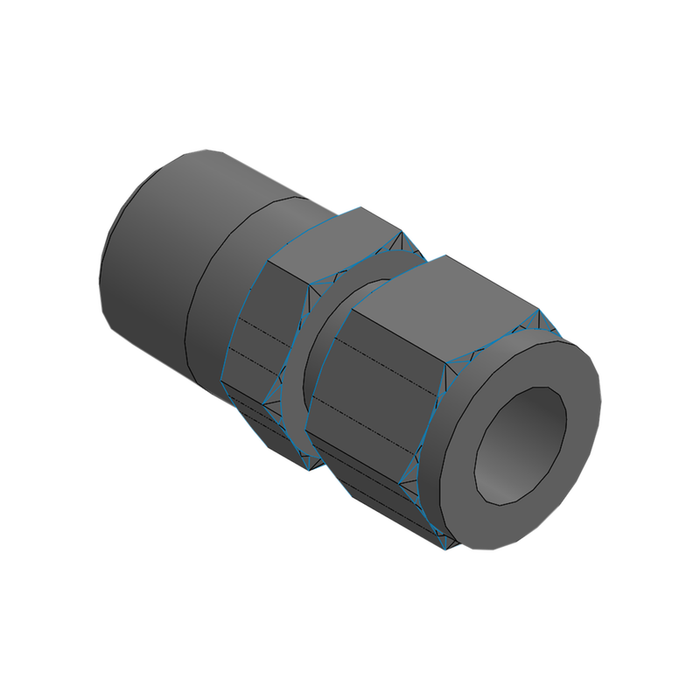 McNeilus 1487497 – Fitting, Straight 8PTC-8ST FM SS
