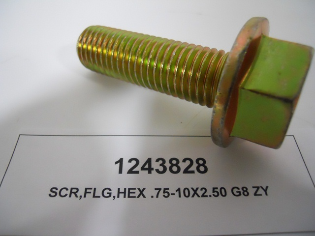 McNeilus 1243828 – Screw, Flange, Hex .75-10X2.50 G8 ZY