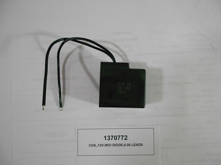 McNeilus 1370772 – Coil, 12V, without Diode, 6.00 Leads