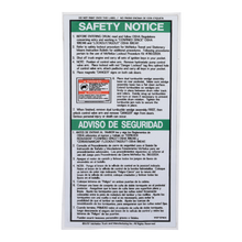 McNeilus 1171741 – Sign, Safe, Note, Entering Drum
