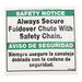 McNeilus 0215095 – Sign, Safe, Note, FO Safety Chain