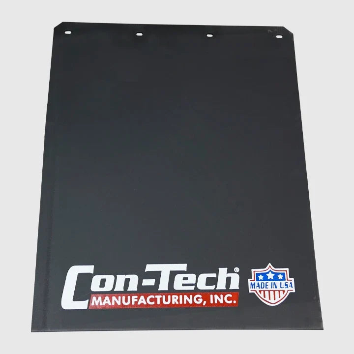 730064 | Con-Tech Manufacturing | Mud Flap - Black 24 X 30, Ctm Logo