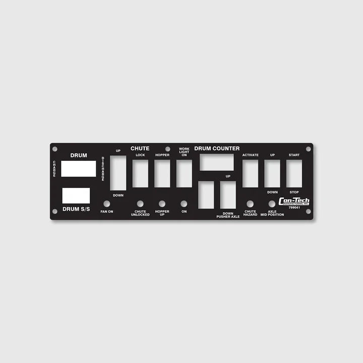 799041 | Con-Tech Manufacturing | PLACARD - IN CAB CONTROL BOX