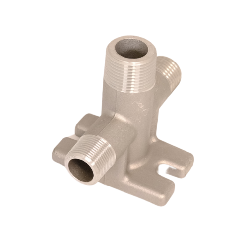 "Water Line Special Tee Steel 1" for McNeilus concrete mixers, part number 82090A."