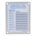 McNeilus 0214606 – Placard, Pressure, BM Axle, 3-11YD