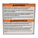 McNeilus 1141691 – Sign, Safe, Warn, Aluminum Chute