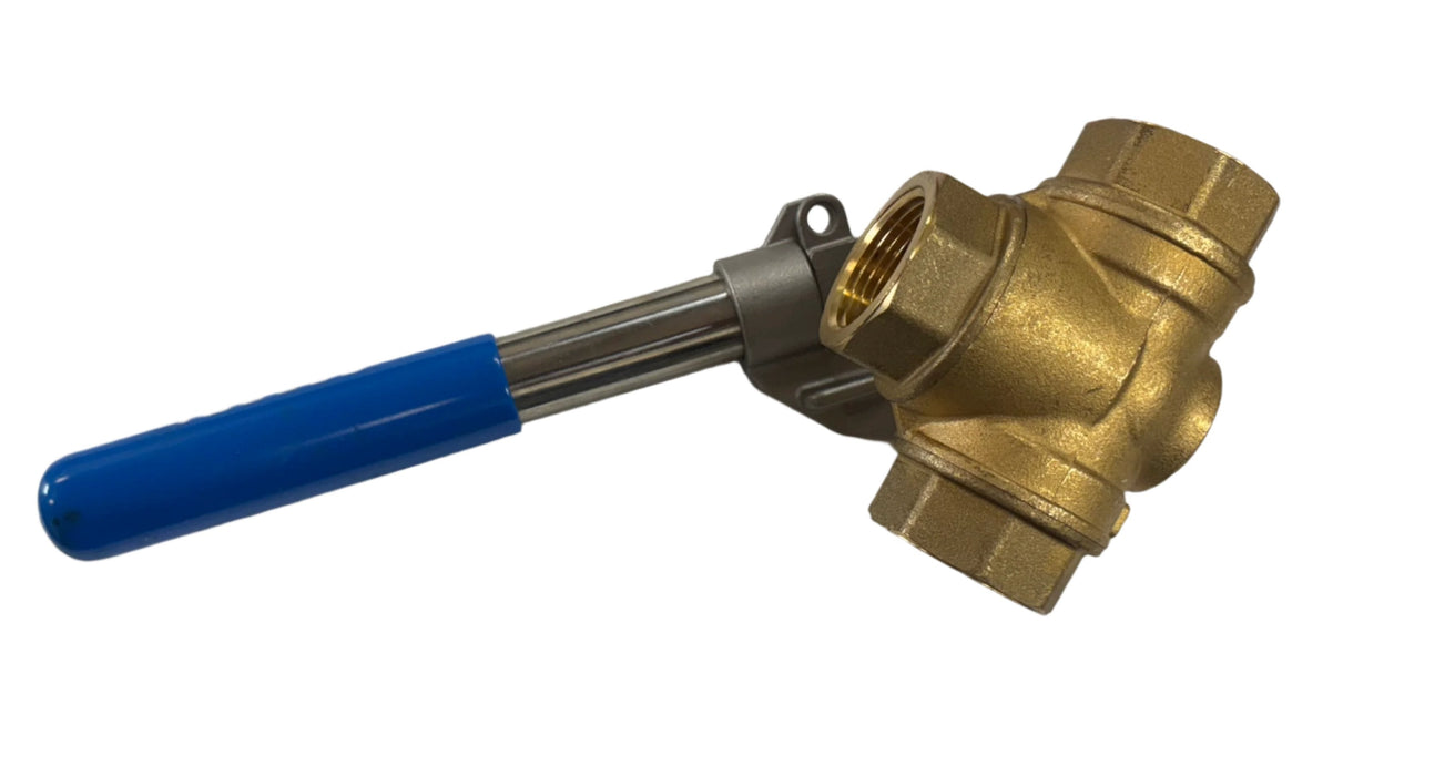 Bonomi North America 1520087SP-B valve only – 1520087SP-B Valve Only (BONOMI - 1' Spring Loaded Ball Valve with Drain...