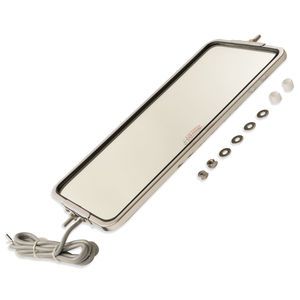 1254035 7in x 16in Stainless Steel Heated Mirror