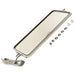 1254035 7in x 16in Stainless Steel Heated Mirror