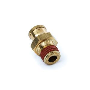 3/8 Push-To-Connect Fitting x 1/4 Male Pipe DOT Male Connector Brass
