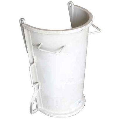 S02-00AA0-00 | Kimble | KIMBLE TAPERED FOLDOVER CHUTE POWDER COATED WHITE