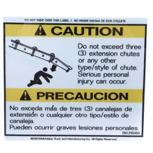 0215060 | McNeilus | SIGN,SAFE,CAUT,EXCEED 3 CHUTE