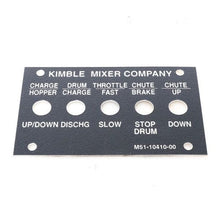 M51-10410-00 | Kimble | KIMBLE - DECAL 5 HOLE, FLIP UP HOPPER