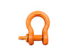 Close-up of CM-M649P anchor shackle screw pin for heavy-duty industrial use