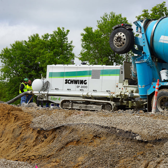 Schwing SPTM 2000 Trailer Pump | High-Performance Concrete Pump with Advanced Mobility