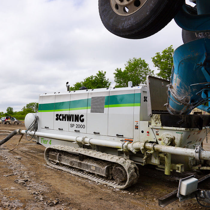 Schwing SPTM 2000 Trailer Pump | High-Performance Concrete Pump with Advanced Mobility