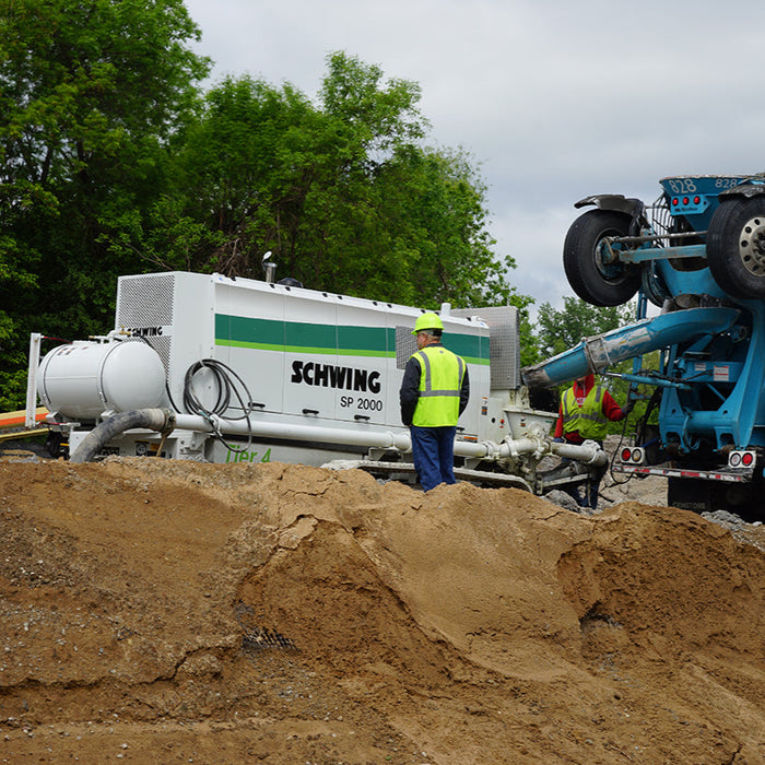 Schwing SPTM 2000 Trailer Pump | High-Performance Concrete Pump with Advanced Mobility