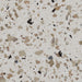 Plateau epoxy flake – top view showing hybrid flake blend in white, gray, and soft brown.