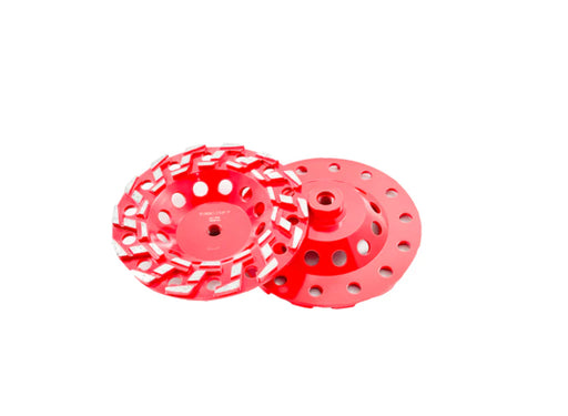 S-Seg Cup Wheel – multi-purpose grinding wheel for 5/8" arbor with cooling core for extended durability