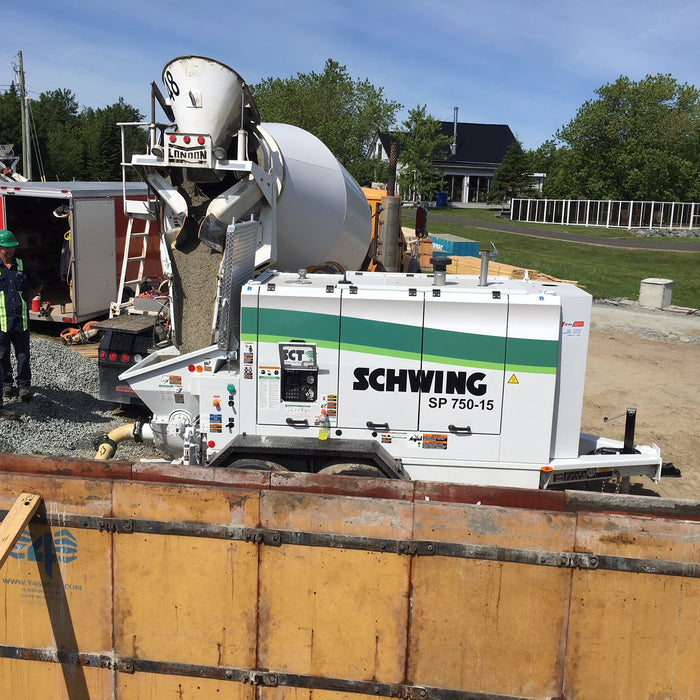 Schwing SP750-15 Trailer Concrete Pump | High-Performance Pumping