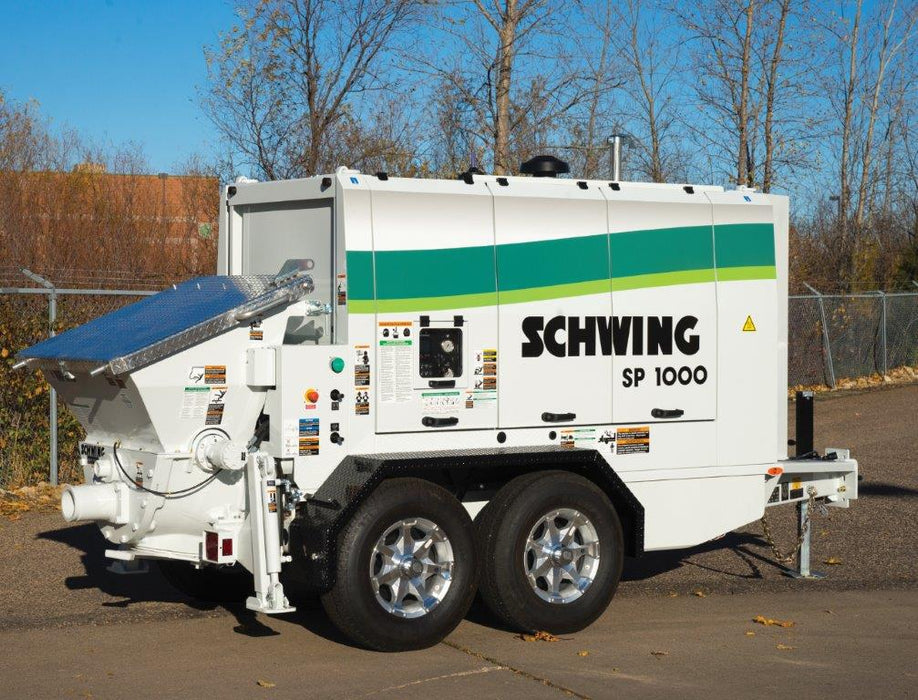 Schwing SP 1000 Stationary Concrete Pump | High-Performance Tier 4 Final Pump