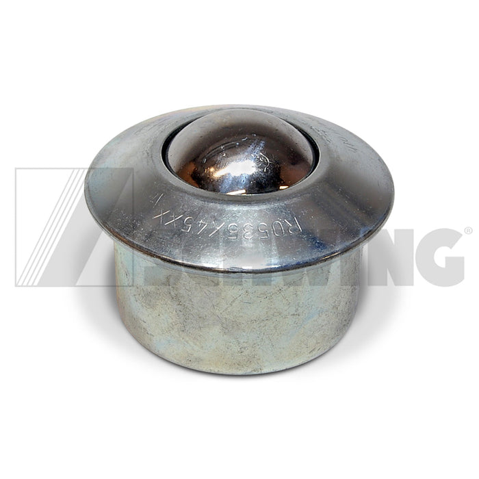 Parts - Ball Transfer Unit W/Stl Housing | Weight: 3 lbs | Dimensions: 80 X 80 X 50 MM
