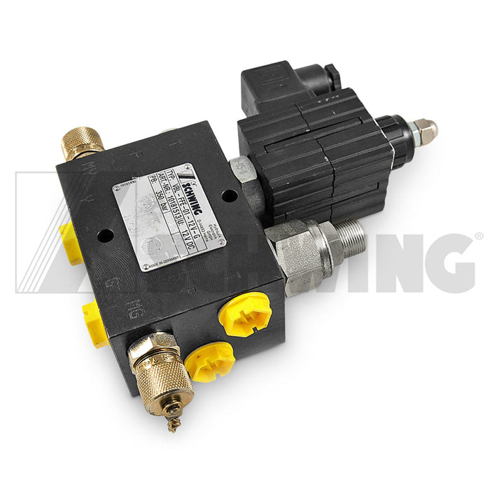 Valve - Hyd, W/ Solenoid 12 Volt | Weight: 8 lbs | Dimensions: 52 X 152 X 180MM