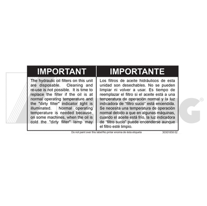 Decal - Attention One-Waypaper Cartridge | Weight: 2 lbs