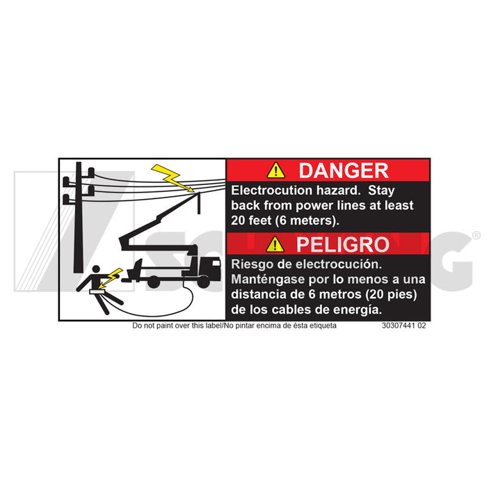 Decal Danger Of Life All Remote Boxes | Weight: 1 lbs