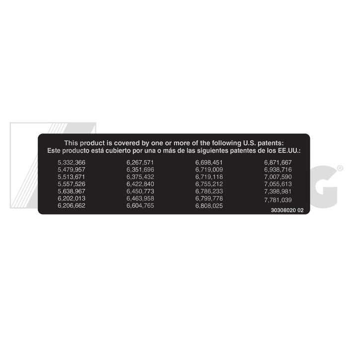 Decal Bpa & Bpl Patents | Weight: 1 lbs