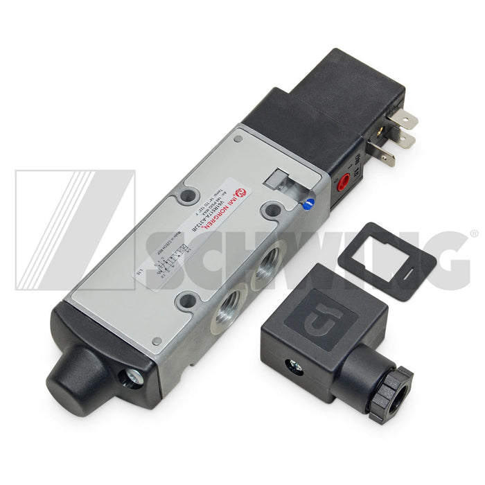 Valve Pneumatic, Air Cuff 12-Volt - 1/4" | Weight: 2 lbs | Dimensions: 215 X 50 X 30 MM