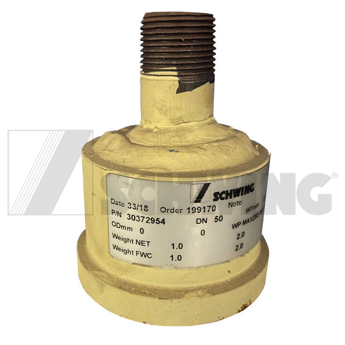 Cap-Water Blowout (3/4 Nipple) 2" Hd | Weight: 4 lbs