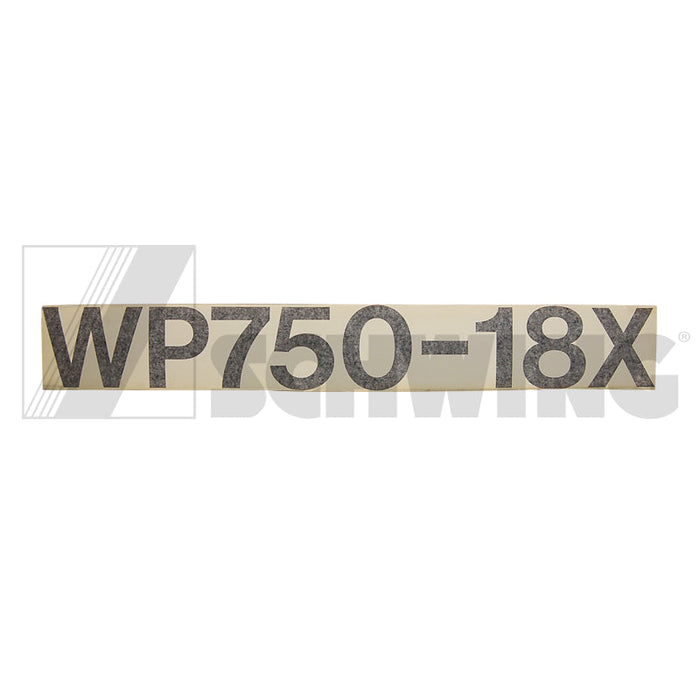 Decal Wp750-18X | Weight: 2 lbs | Dimensions: 785 X 110 MM