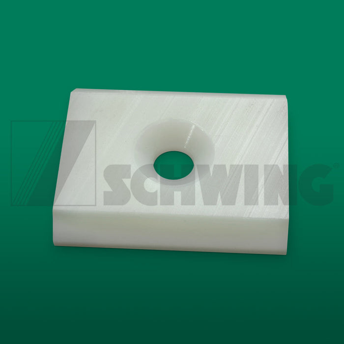 Bar - Wear Pad, 39Sx Front Outrigger | Weight: 2 lbs | Dimensions: 61 X 50 X 9 MM