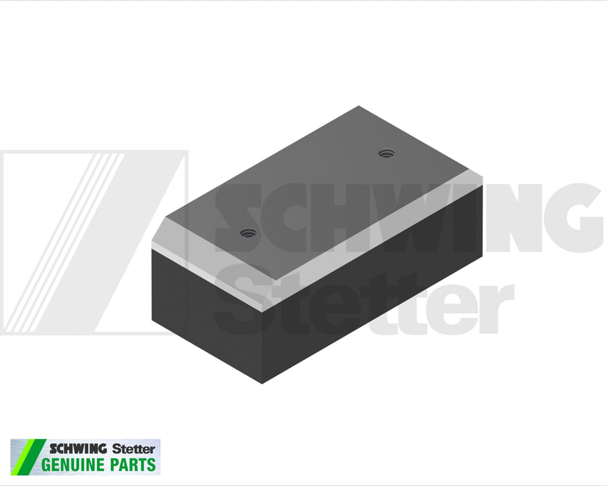 Rubber Rail With Steel Reinforcement | Weight: 6 lbs | Dimensions: 25X80X290 MM