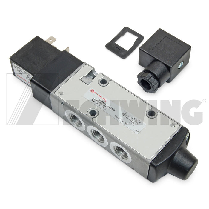 Valve Pneumatic, Air Cuff 24-Volt - 1/4" | Weight: 2 lbs | Dimensions: 215 X 50 X 30 MM