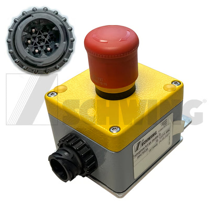 Pushbutton Housingemergency-Stop, Cpl. | Weight: 2 lbs